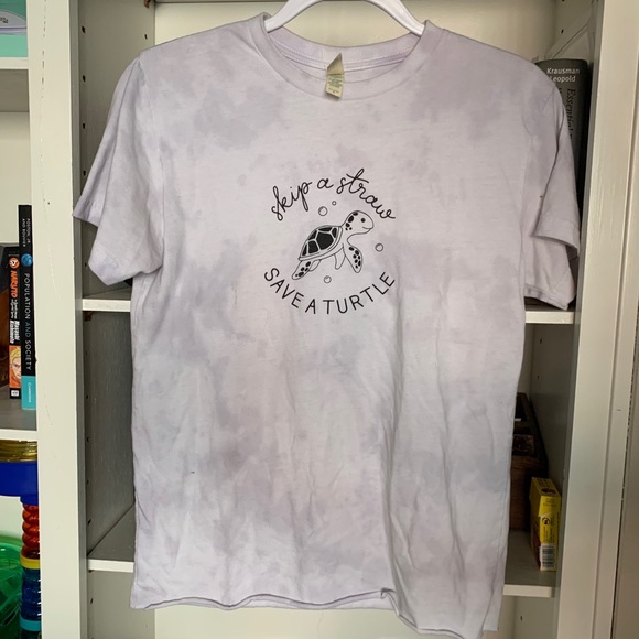 Save a turtle tie dye shirt - Picture 2 of 5